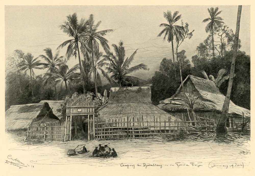 Kampong bei Jomblang, Semarang, Java