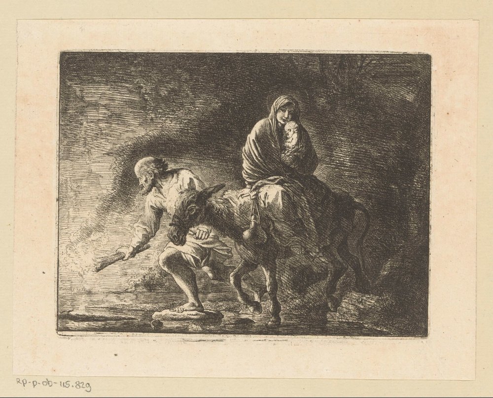 Flucht nach Ägypten von Christian Wilhelm Ernst Dietrich