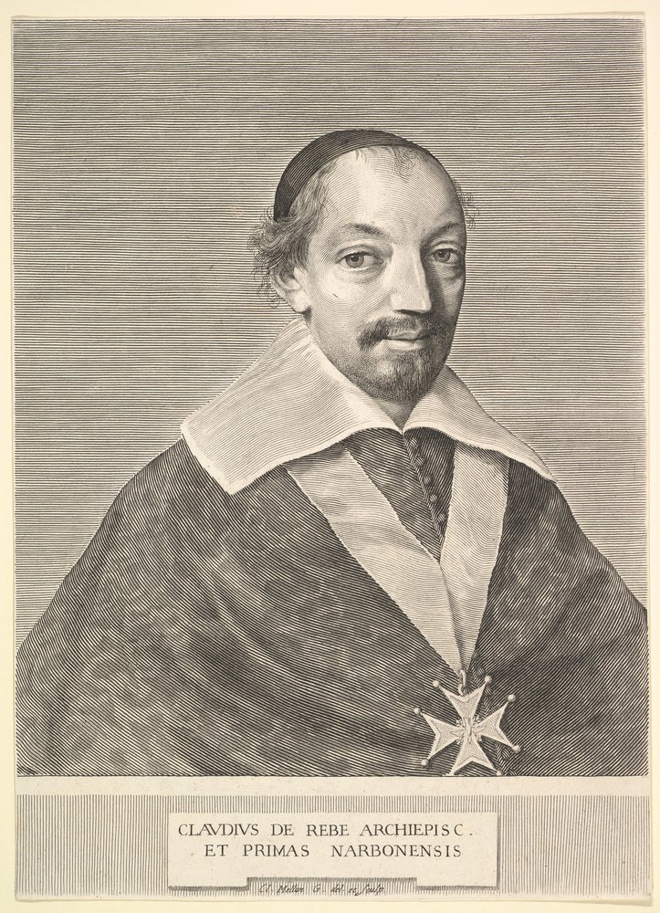 Claude de Rebé, Erzbischof von Narbonne von Claude Mellan
