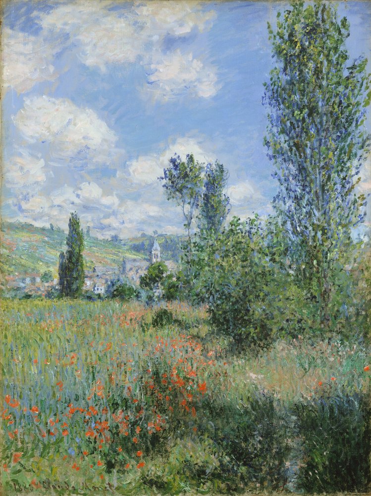 Ansicht von Vetheuil von Claude Monet
