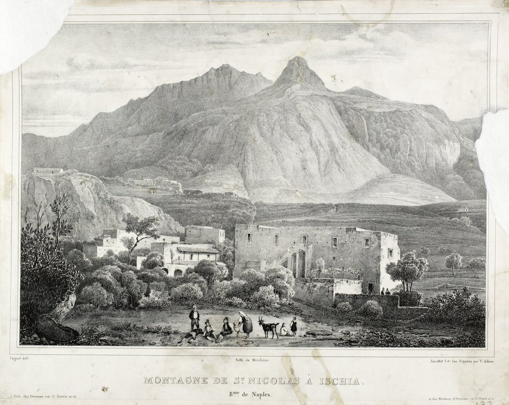 Der Berg St. Nikolaus auf Ischia von Cognet