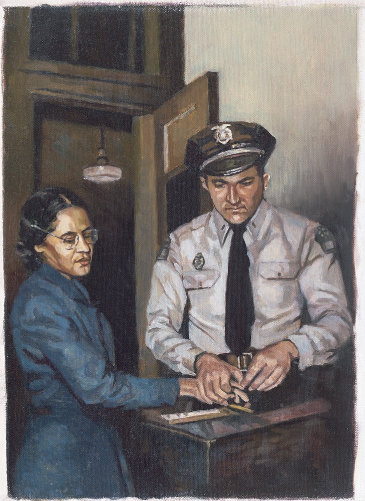 Identifikation, Rosa, 2001 von Colin Bootman: Kunstdruck