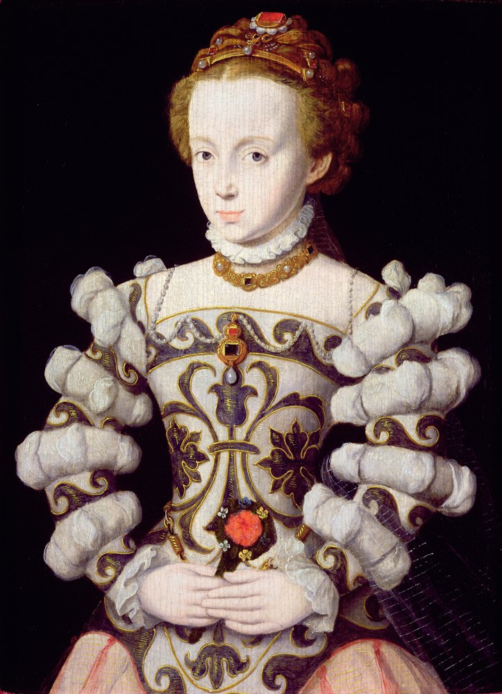Porträt eines Mädchens mit einer Rose in der Hand von Corneille de Lyon
