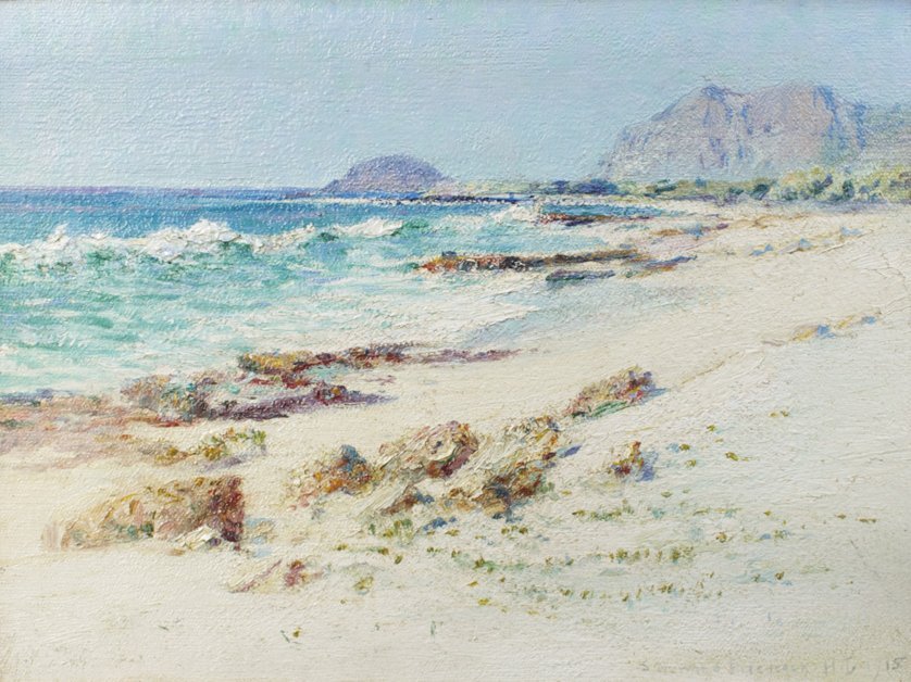 Makapuu Point vom Waimanalo Beach von D. Howard Hitchcock