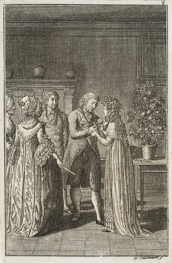 Illustration für „Beckers Almanach für 1800“ von Daniel Nikolaus Chodowiecki