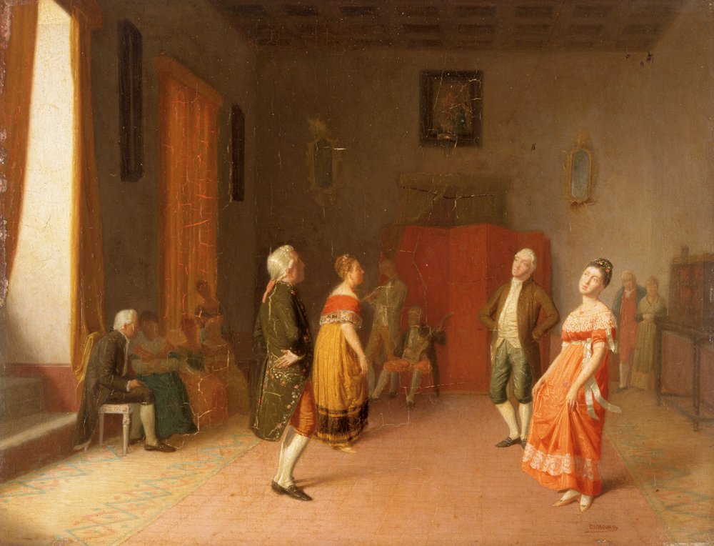Der Tanz, ca. 1871 von Dioscoro Teofilo de la Puebla y
