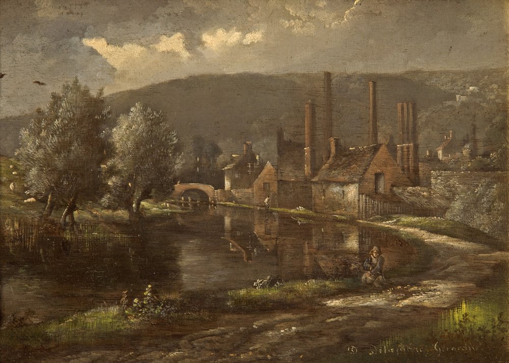 Partridge Dye House, Bowbridge, Stroud, Gloucestershire von Désiré Delaplace-Gérardin