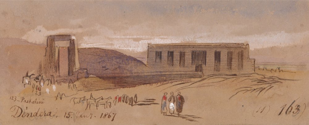 Dendera 163 von Edward Lear