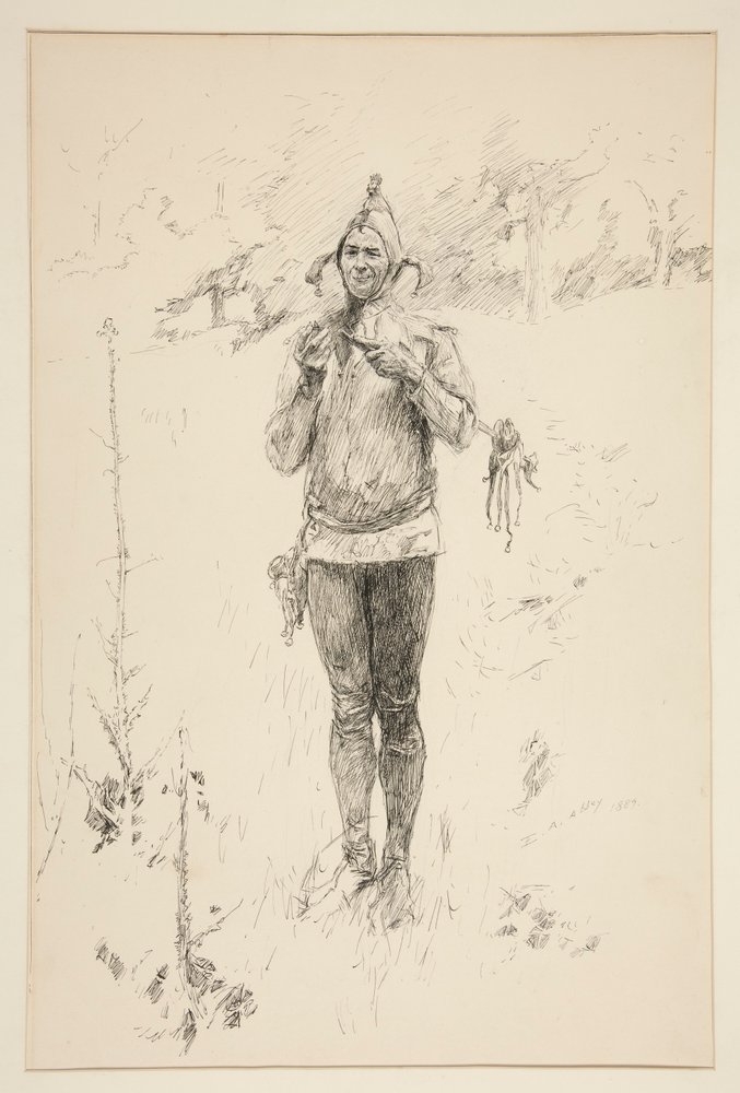 Jaques von Edwin Austin Abbey: hochwertiger Kunstdruck
