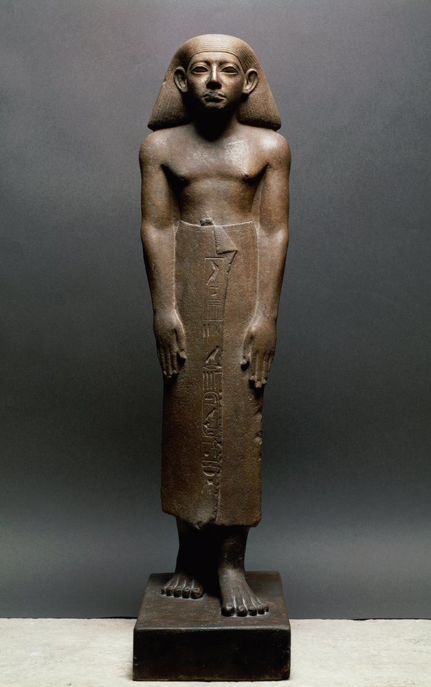 Statuette von Amenemhatankh, Arbeiter in Krokodilopolis (Fayum) aus der ...