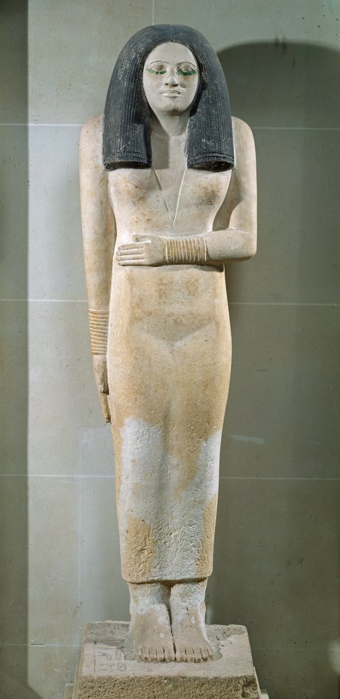 Statue der Nesa, Altes Reich von Egyptian 3rd Dynasty