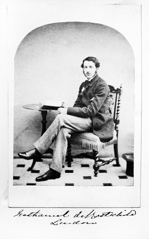 Nathaniel de Rothschild, ca. 1860er von English Photographer