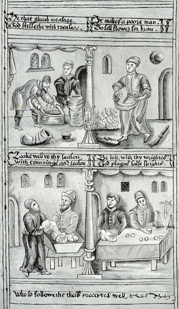 Bäcker von York, A.D, 1595-96 von English School