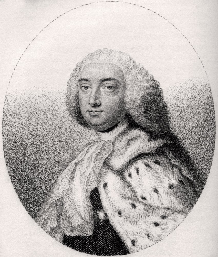 John Perceval, graviert von Freeman, Illustration aus 