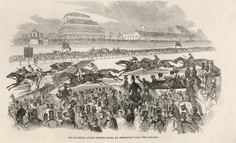 Das Liverpool Grand Steeple Chase am letzten Mittwoch (aus 