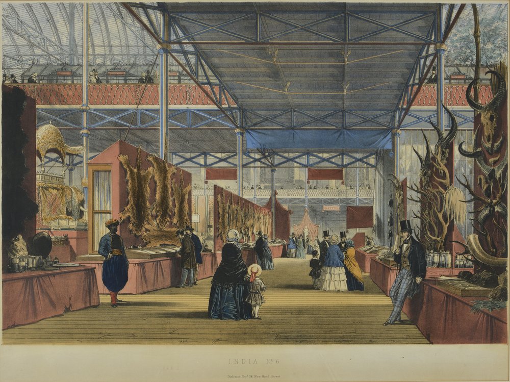 Aus "Dickinsons umfassende Bilder der Großen Ausstellung von 1851", veröffentlicht 1854 Indien Nr. 6, 1854 von English School