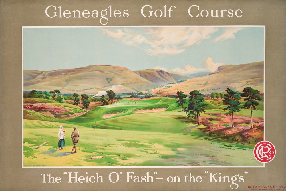 Gleneagles Golfplatz, 'Heich O' Fash', ca. 1912