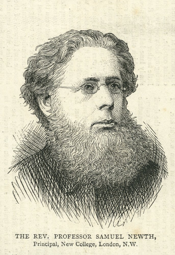 Rev Samuel Newth (1821-98) von English School: Kunstdruck