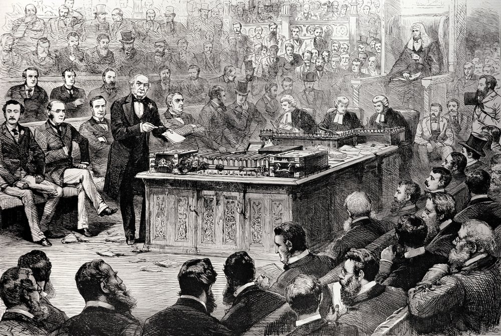 Das Unterhaus am Donnerstag, den 8. April: Die Debatte über die Regierung Irlands, aus 