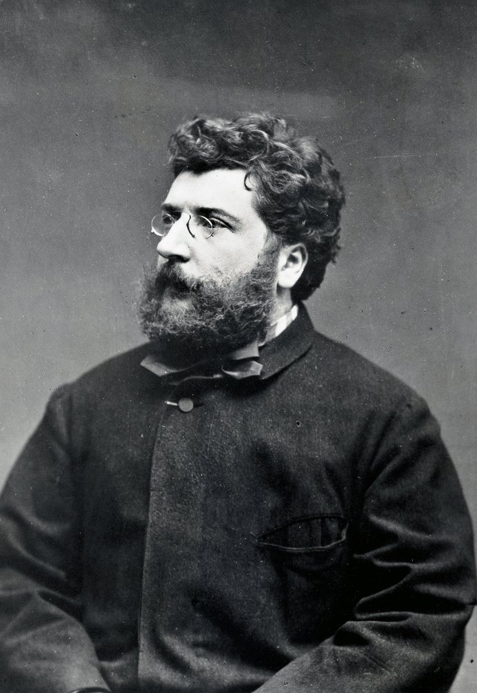 Porträt des französischen Komponisten und Pianisten Georges Bizet (Paris von Etienne Carjat