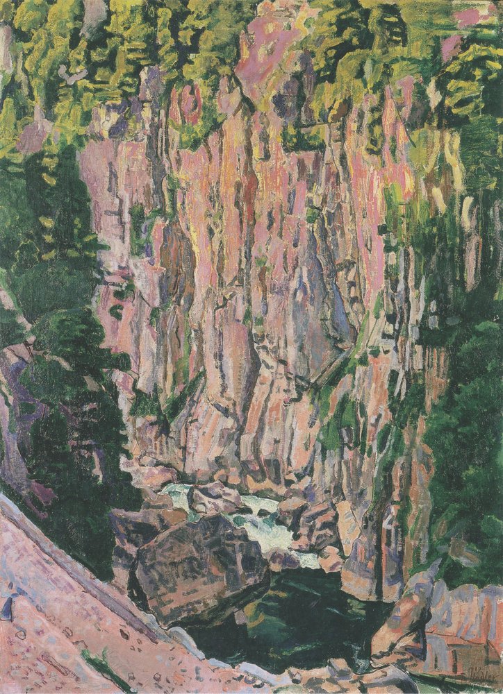 Aareschlucht von Ferdinand Hodler