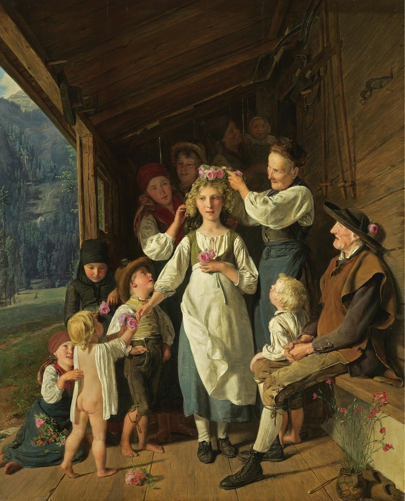 Die Brautjungfer von Ferdinand Georg Waldmüller