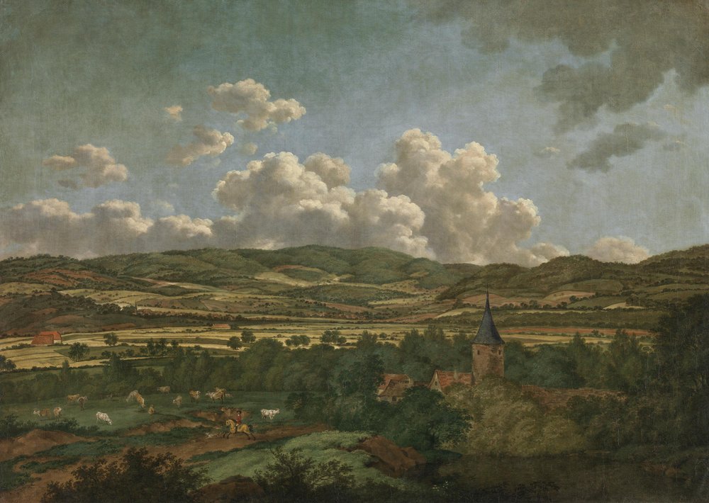 Blick nach Goldbach und Hösbach (Aschaffenburger Zyklus) von Ferdinand Kobell
