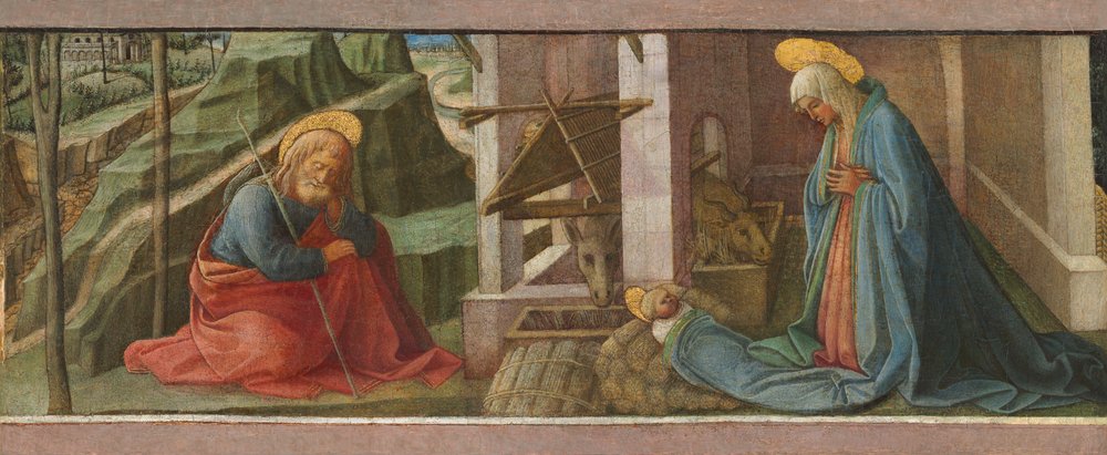 Die Geburt Christi, ca. 1445 von Fra Filippo Lippi