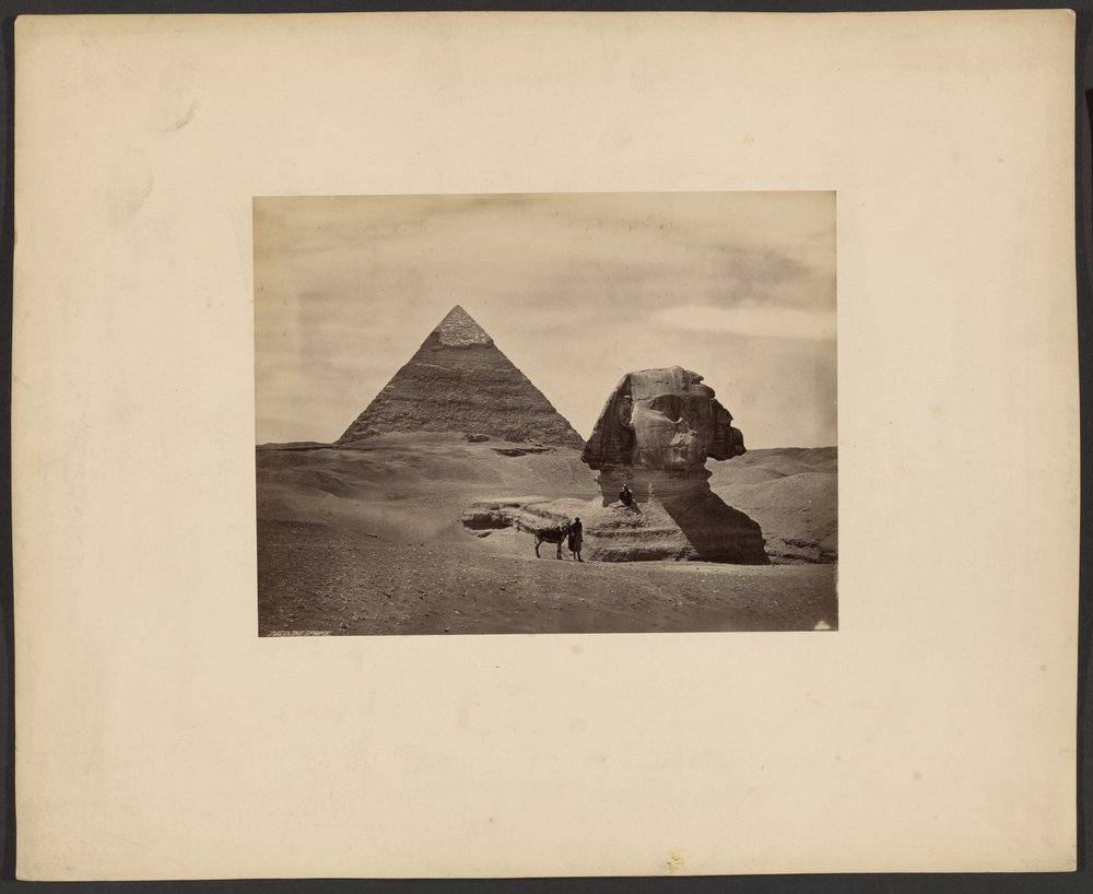 Die Sphinx von Francis Frith: Kunstdruck in Museumsqualität