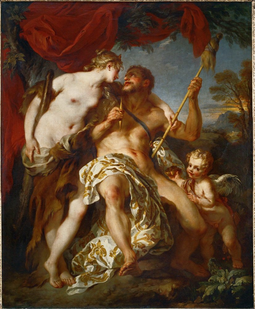 Herkules und Omphale von François Lemoyne