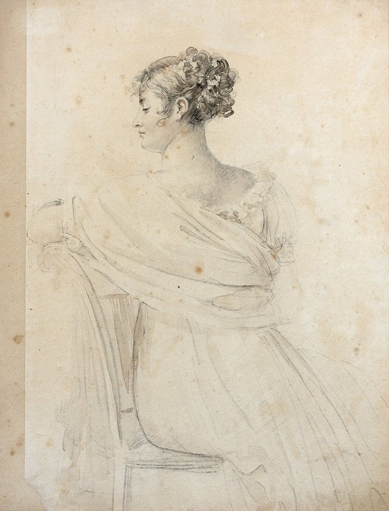 Porträt von Madame Récamier 1777-1849