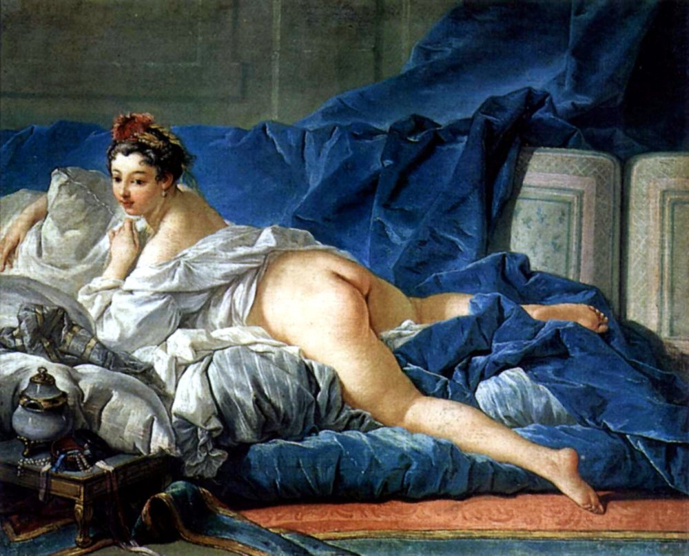 Braune Odaliske von François Boucher