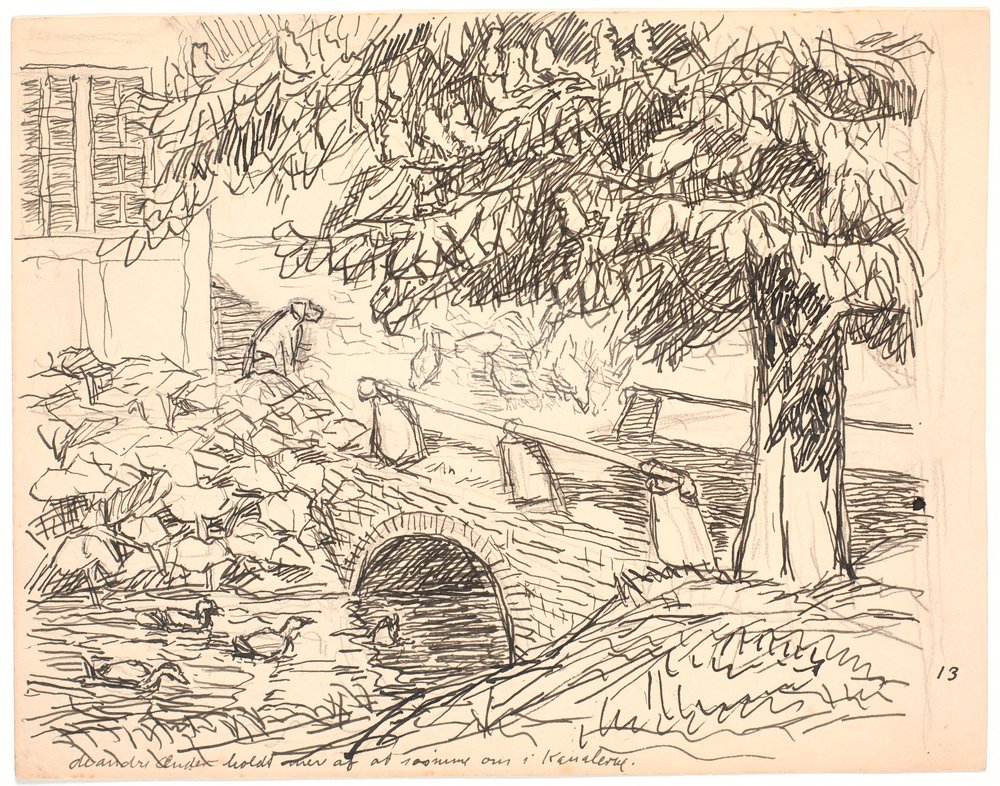 Die anderen Enten... von Fritz Syberg