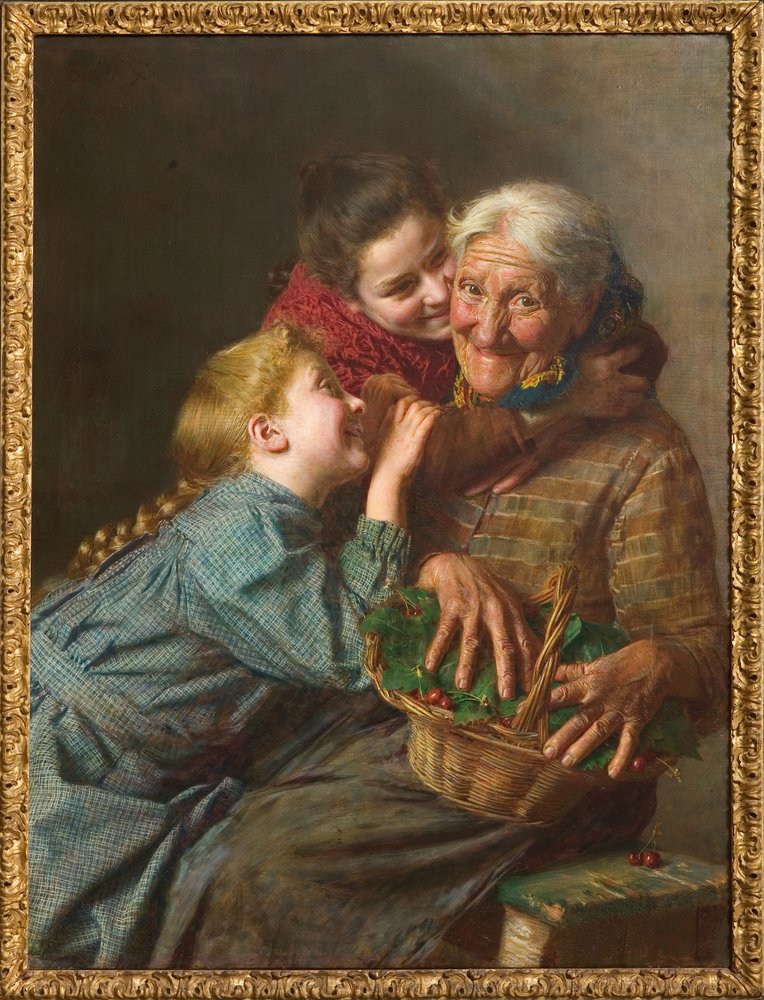 Der willkommene Gast 1882 von Gaetano Bellei
