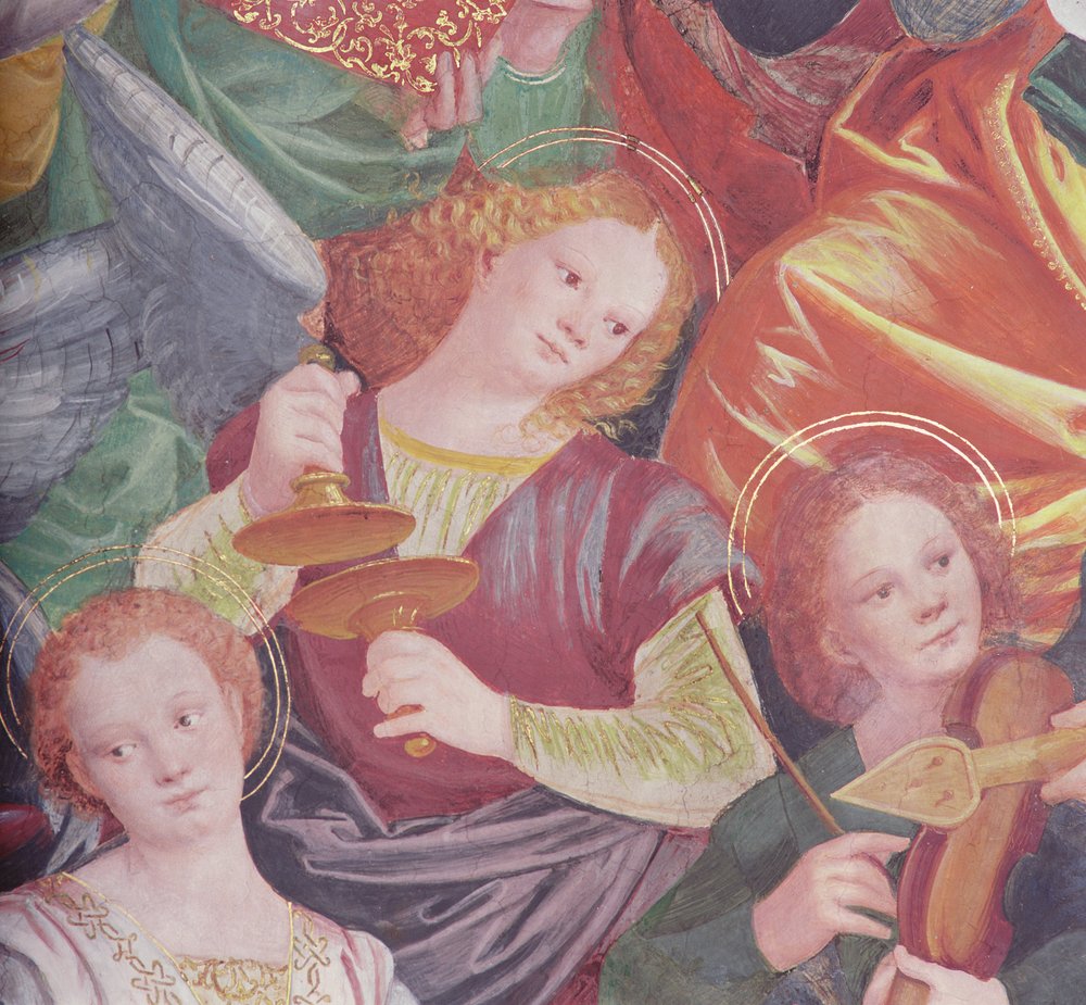 Das Konzert der Engel, 1534-36 (Detail)