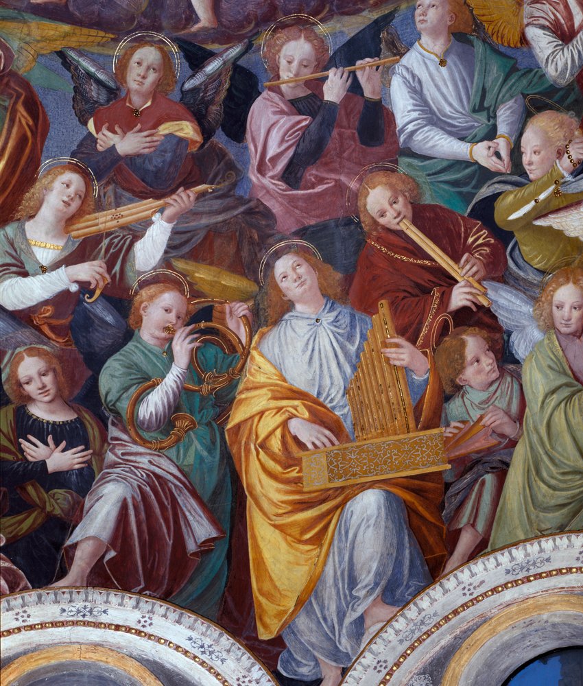 Das Konzert der Engel, 1534-36 (Detail)