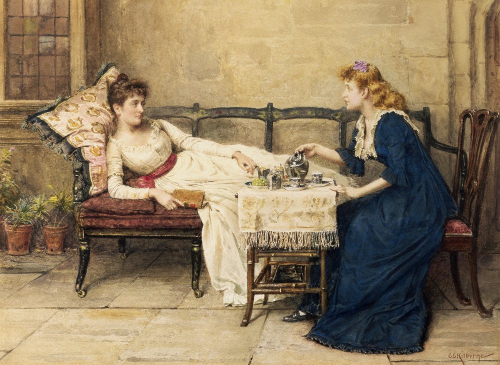 Unbekanntes Bild von George Goodwin Kilburne: Kunstdruck