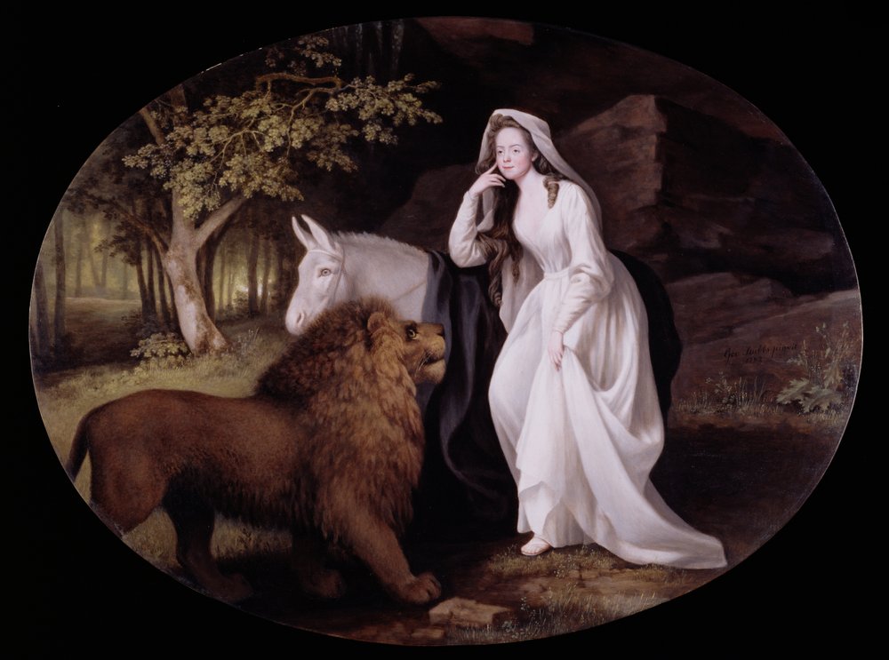 Una und der Löwe (Isabella Saltonstall als Una in Spensers 