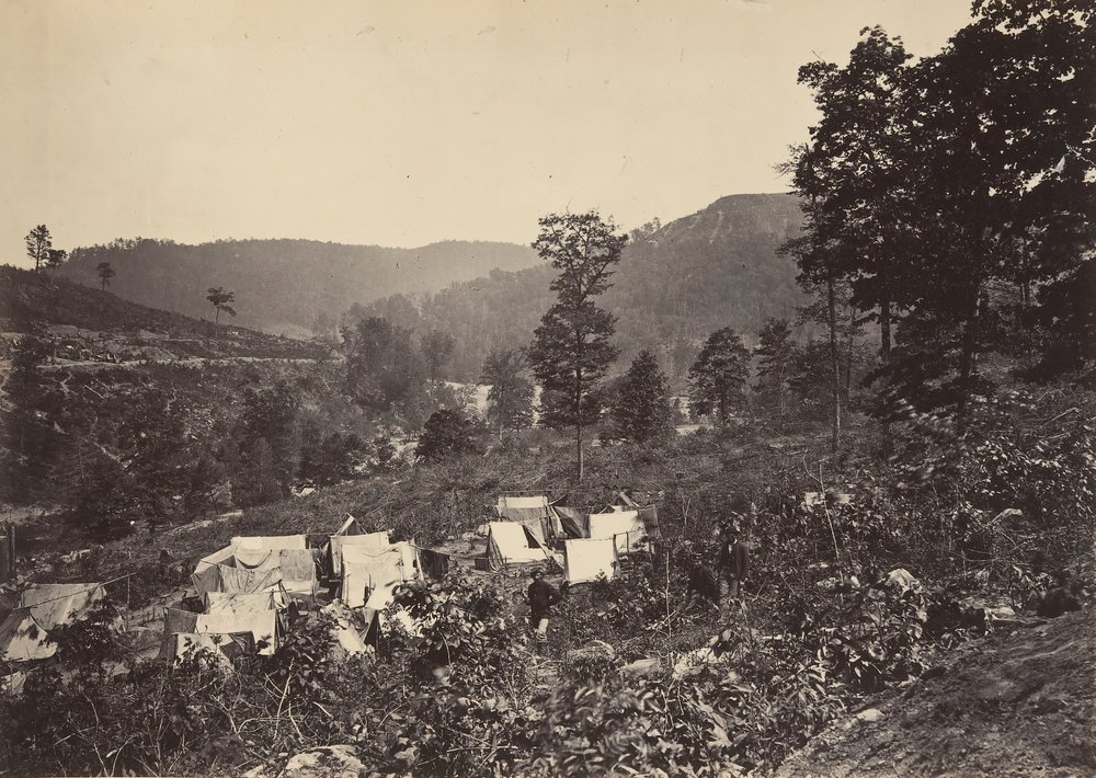 Pass im Waschbärgebirge, Whiteside Nr. 2 von George N. Barnard