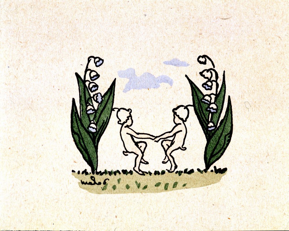 Maiglöckchen und tanzende Elfen - in „Auf den Wegen Frankreichs“ von Georges Delaw von Georges Delaw