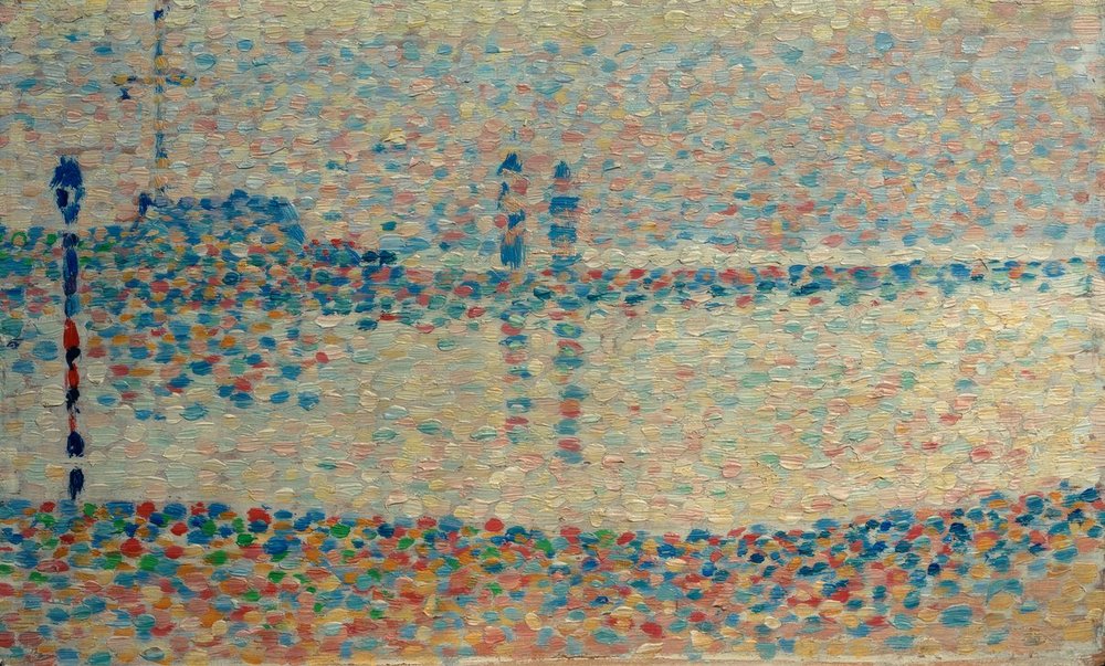 Der Hafen von Gravelines (Studie) von Seurat