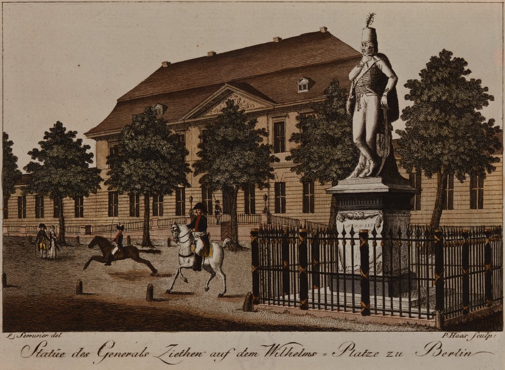 Statue von General von Ziethen auf dem Wilhelmplatz, Berlin