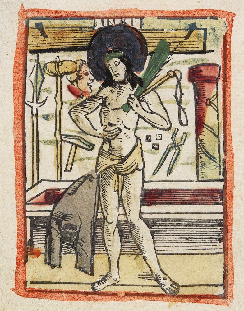 Der Schmerzensmann, um 1480-1490 von German School