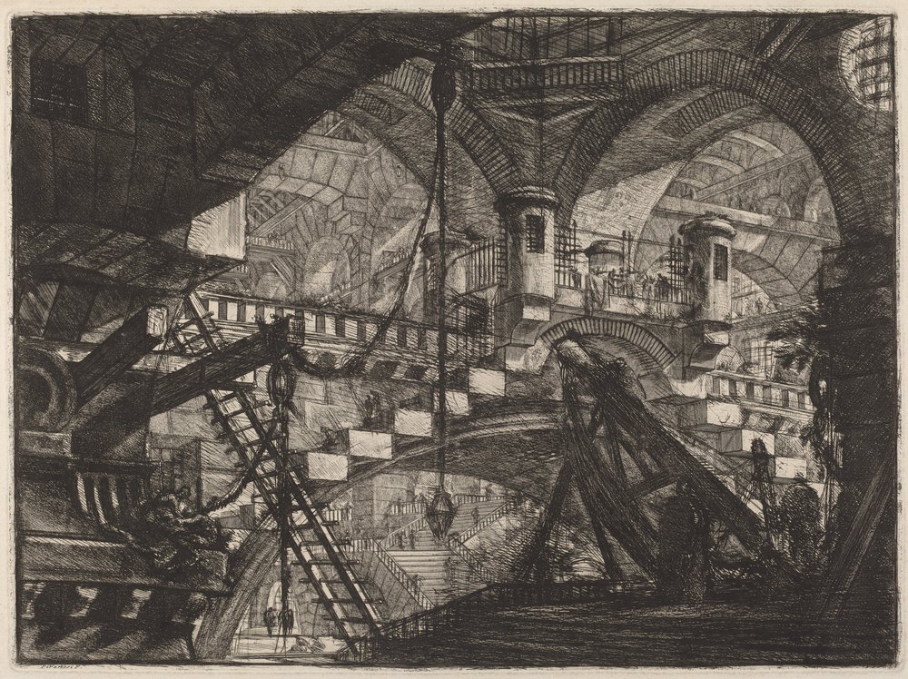 Der Bogen mit einem Muschelornament von Giovanni-Battista Piranesi