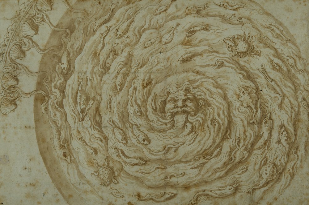 Der Strom Oceanus von Giulio Romano