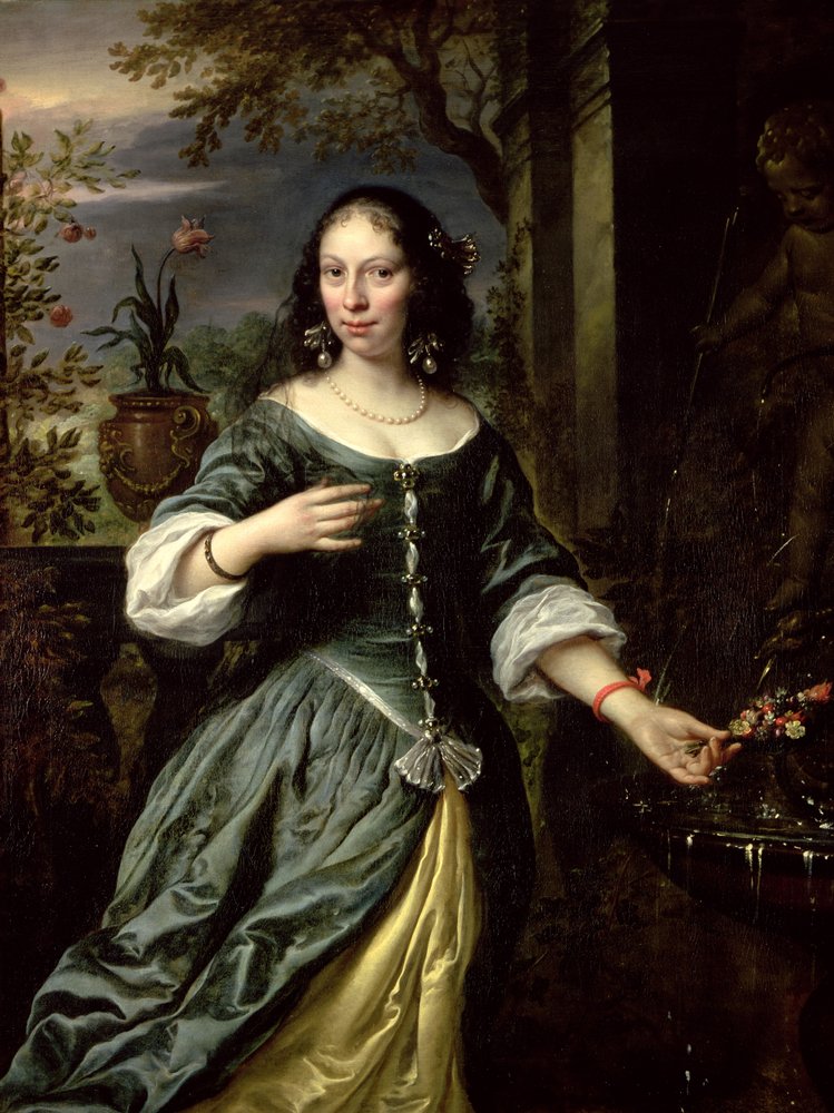 Porträt von Margaretha Tulp als Braut, 1655 von Govaert Flinck
