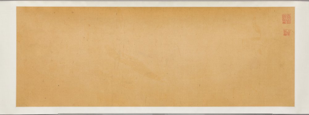 Landschaft mit Fischer und Gedicht (Tinte auf Papier) von Guo Xu Guo Xu