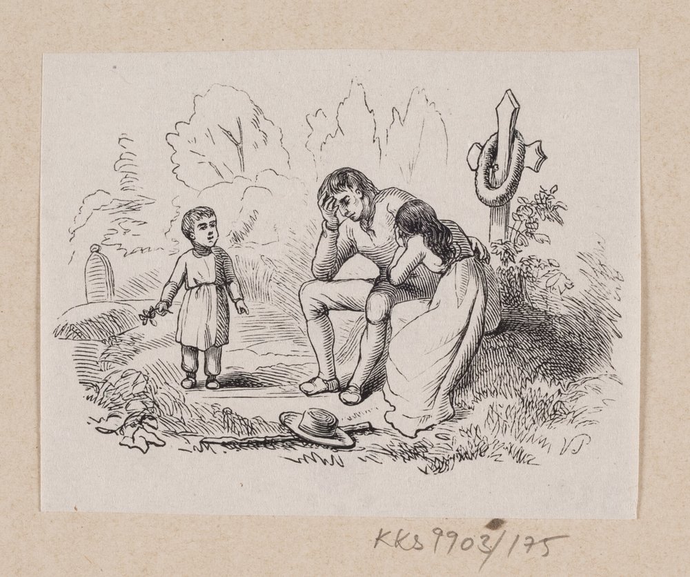Illustration zu "Die letzte Perle" in H.C. Andersen, "Märchen und Geschichten", Band 2 von H.P. Hansen