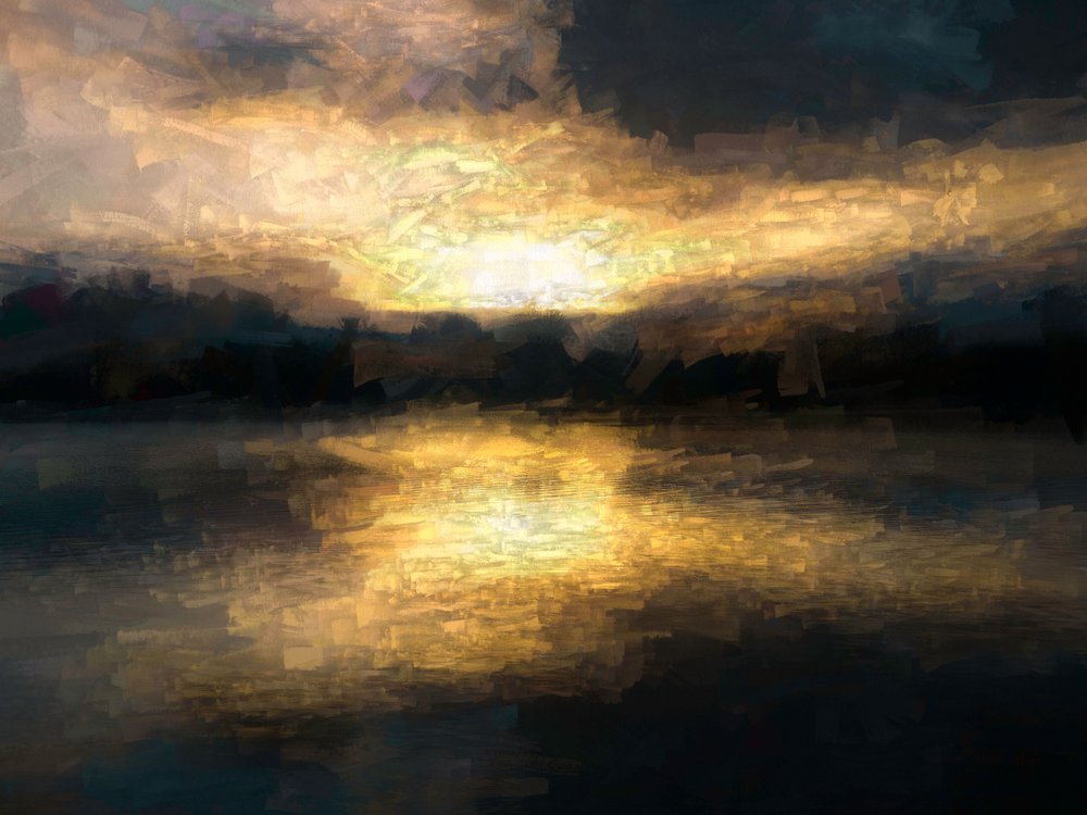 Flüssiges Gold, 2018 von Helen White