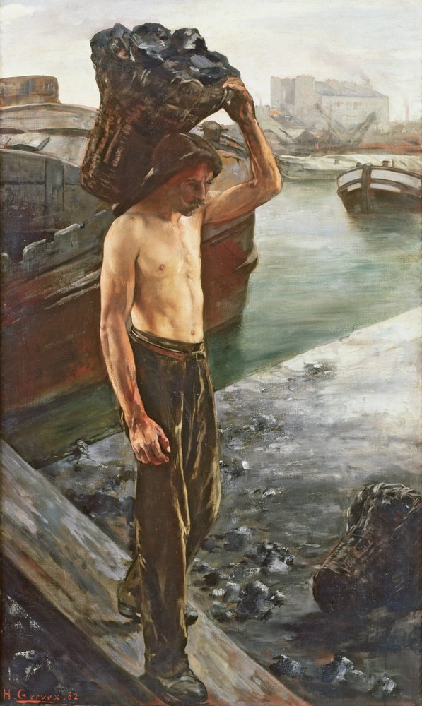 Der Kohlenträger, 1882 von Henri Gervex
